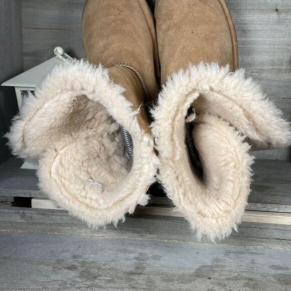 Bjorndal Joey Leather Wool Lined Boots Shoes Winter Boots - Picture 6 of 8